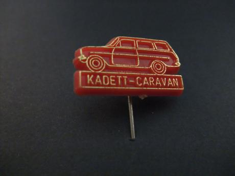 Opel Kadett A Caravan (1963-1965) 5 deurs stationwagen rood ( veel bagage ruimte)